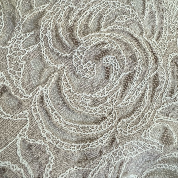 Gianni Bini Floral Lace Halter Fit & Flare Mini Dress Cocktail Party Pink Size 8 - Picture 8 of 16